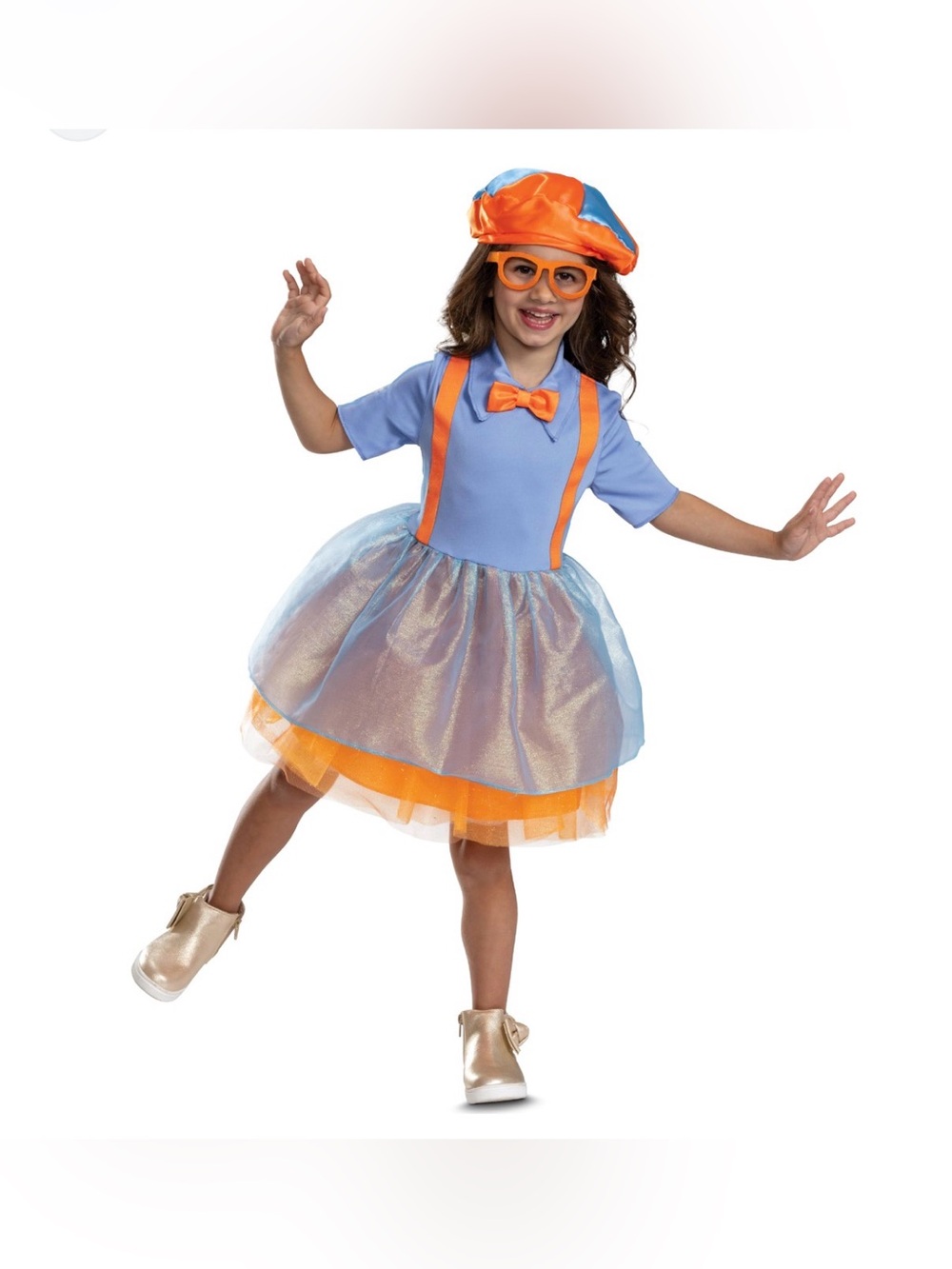 Blippi Toddler Playful Dress Costume With Hat